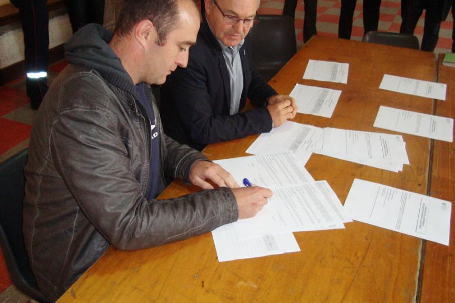 Signature de conventions de disponibilité à Anglès