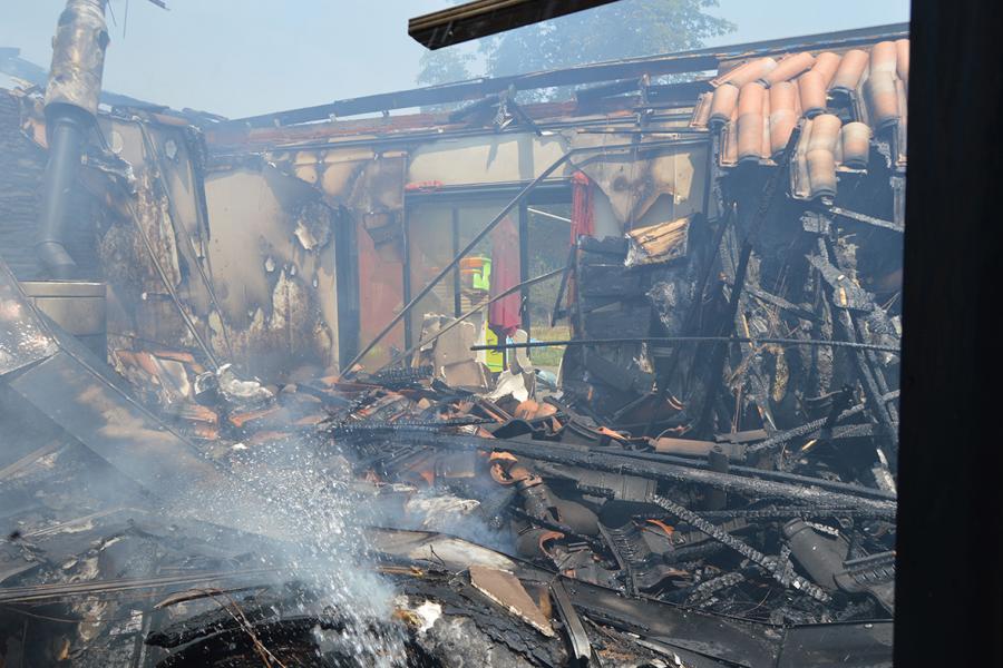 Feu d&#039;habitation sur la commune d&#039;Albi