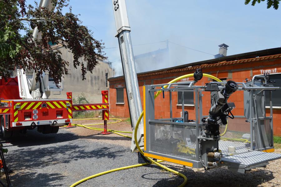 Feu d&#039;habitation sur la commune d&#039;Albi