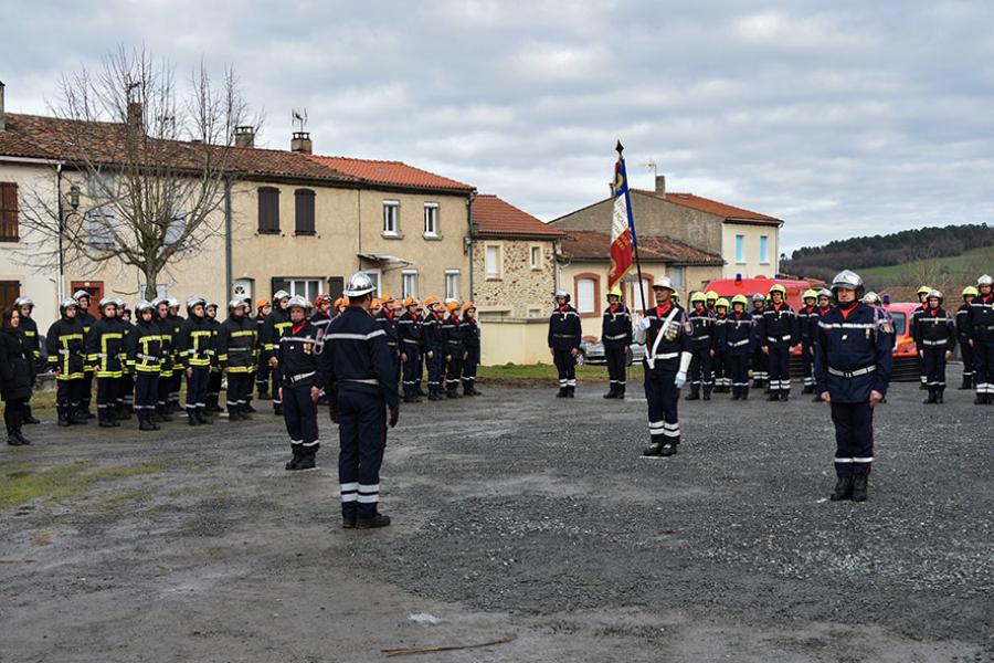Sainte-Barbe du Groupement Sud et passation de commandement à Montredon-Labessonnié