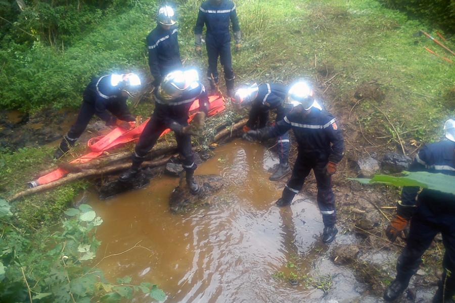 La formation des nouveaux sapeurs-pompiers professionnels continue