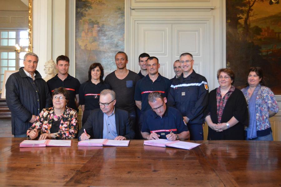 Signature d&#039;une nouvelle convention avec la mairie de Lisle-sur-Tarn
