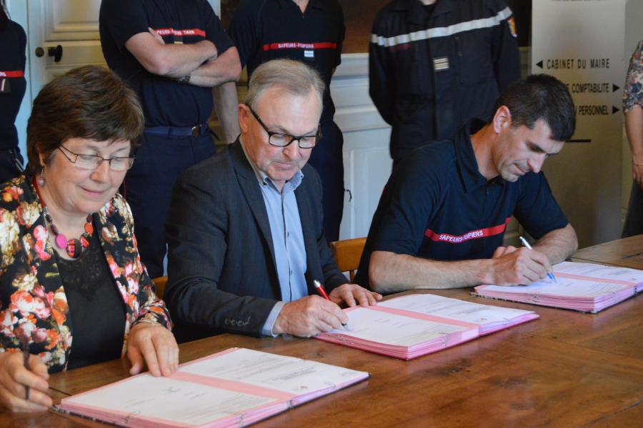 Signature d&#039;une nouvelle convention avec la mairie de Lisle-sur-Tarn
