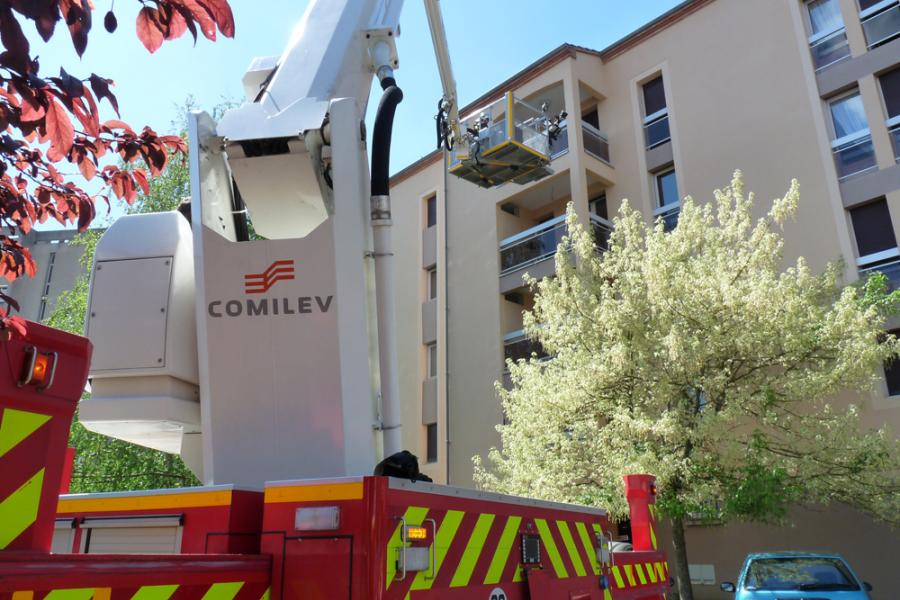  Albi : feu de cuisine dans un appartement