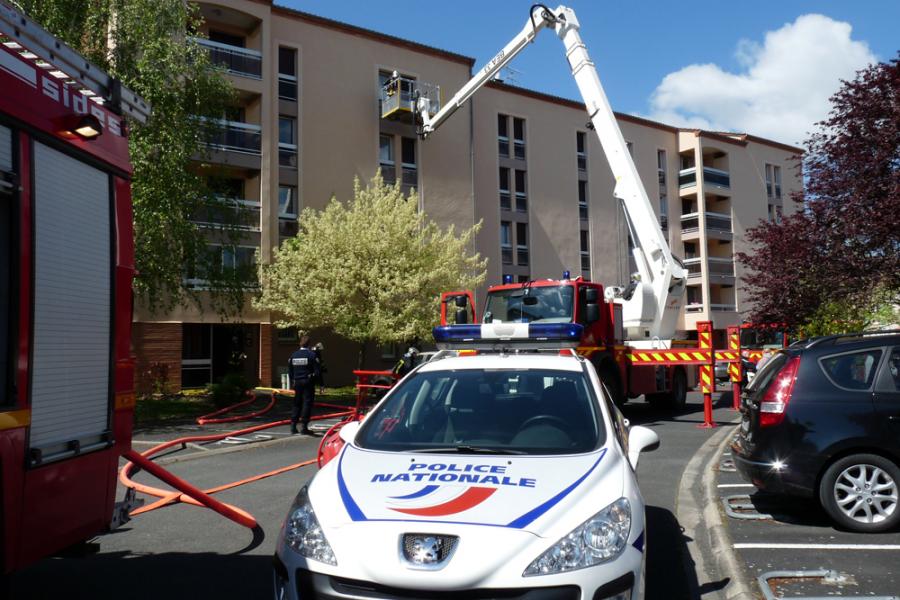  Albi : feu de cuisine dans un appartement