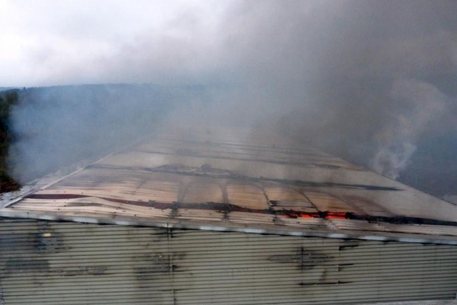  Des balles de tissus en feu dans un entrepôt de Mazamet