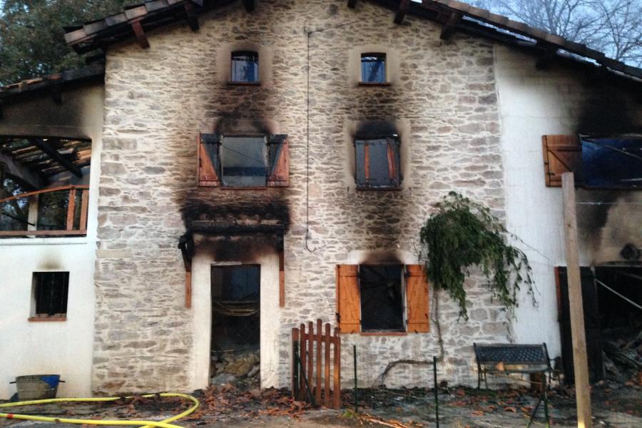 Feu d&#039;habitation à Mont-Roc
