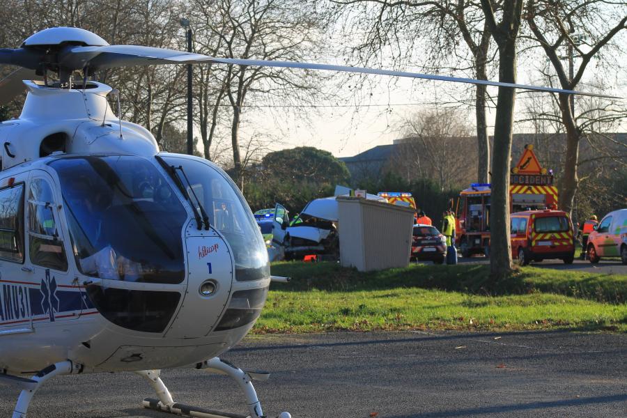 Violente collision sur la commune de Graulhet