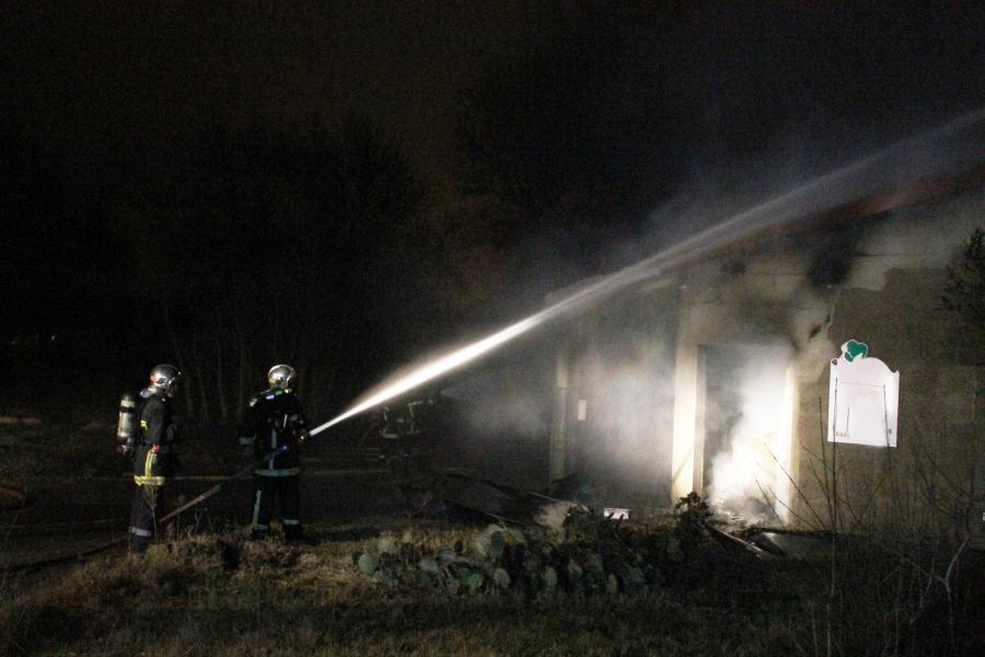 Feu de local artisanal sur la commune d&#039;Albi