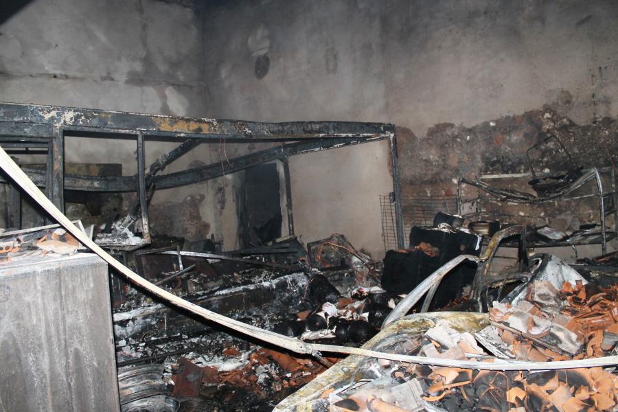 Feu de local artisanal sur la commune d&#039;Albi