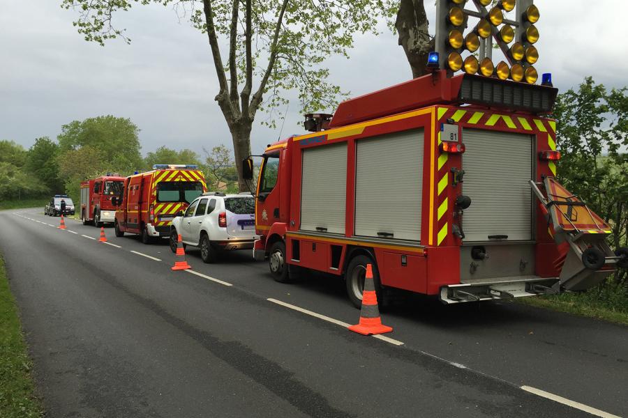 Accident de la circulation sur la commune de Lautrec