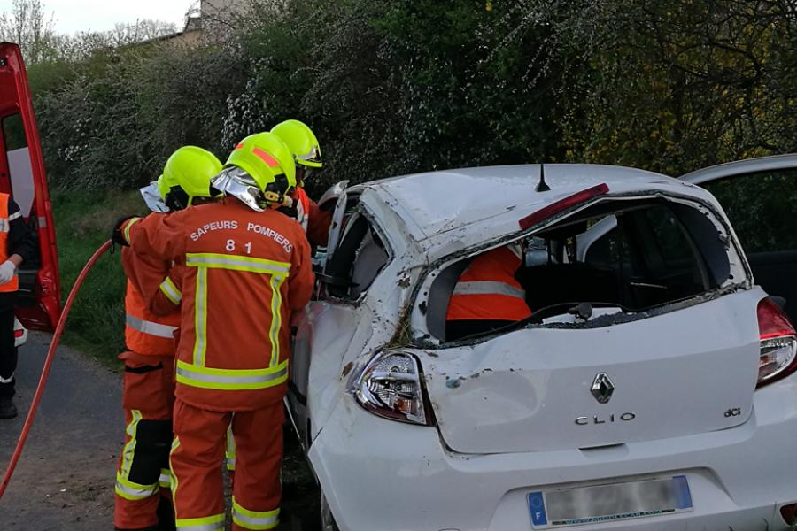 Accident de la circulation sur la commune de Almayrac