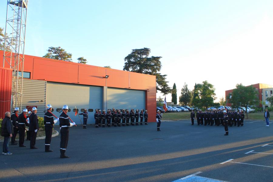 Passation de commandement au centre de secours de Lisle-sur-Tarn