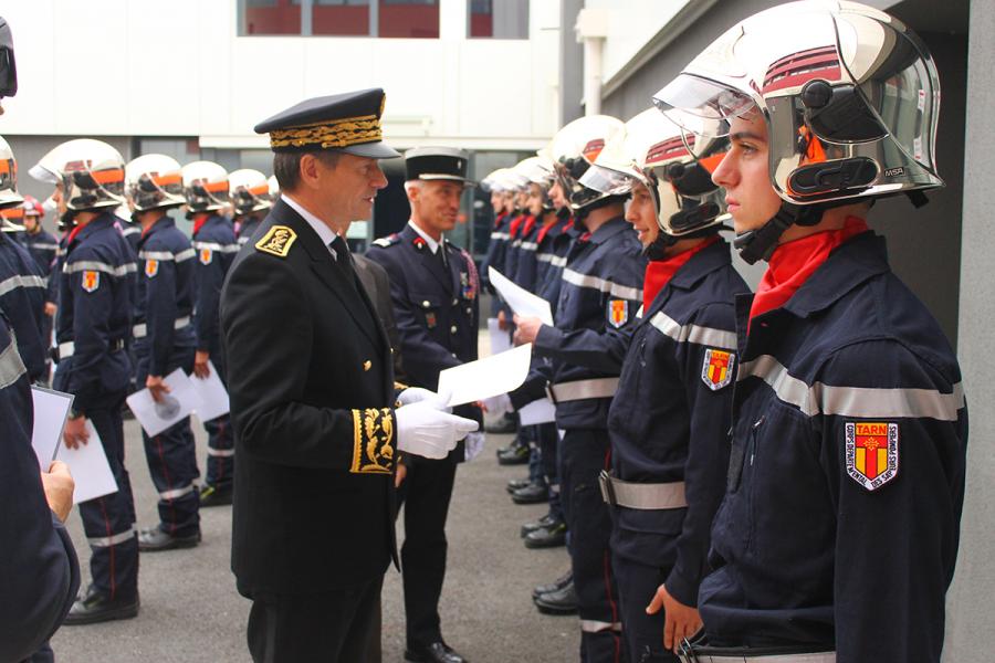 Les Jeunes Sapeurs-Pompiers mis à l&#039;honneur