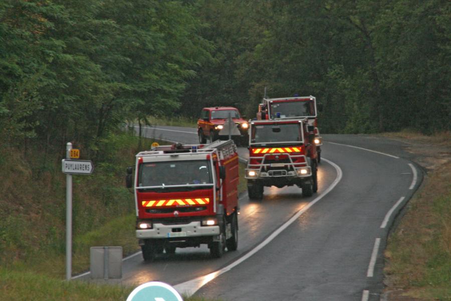 Les sapeurs-pompiers Tarnais en renfort dans l&#039;Aude