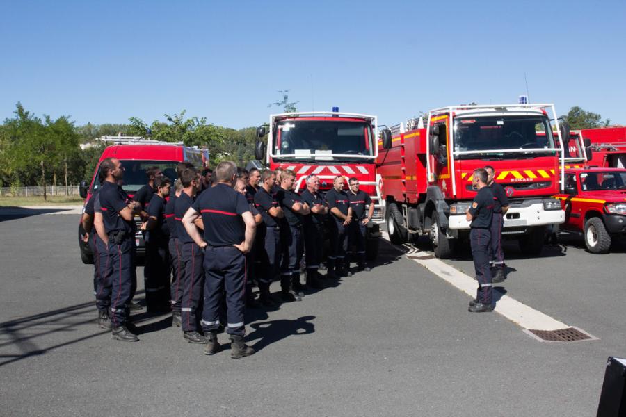 Les sapeurs-pompiers Tarnais en renfort dans l&#039;Aude