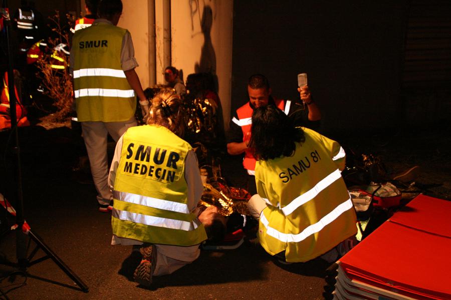 Manoeuvre NOmbreuses VIctimes à Castres