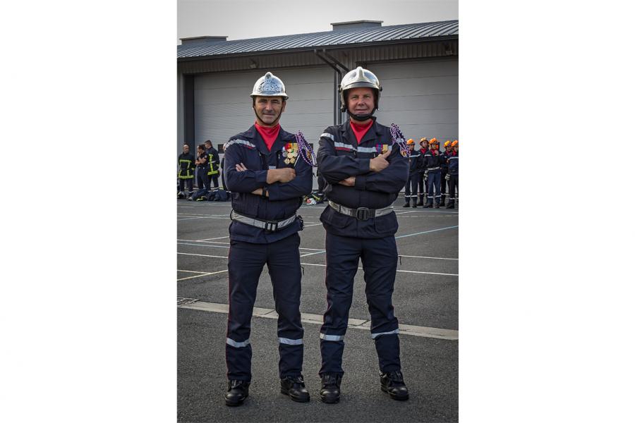 Prise de commandement au centre de secours de Labruguière