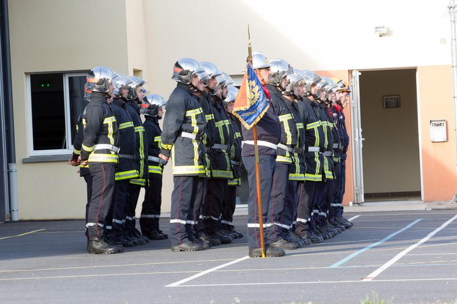 Prise de commandement au centre de secours de Labruguière