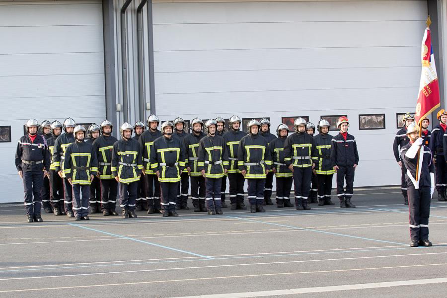 Prise de commandement au centre de secours de Labruguière