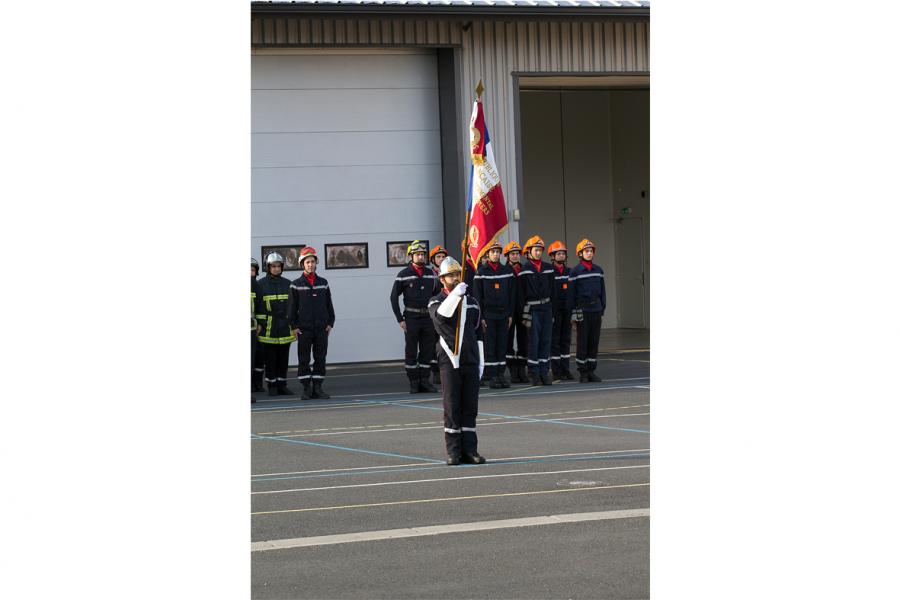 Prise de commandement au centre de secours de Labruguière