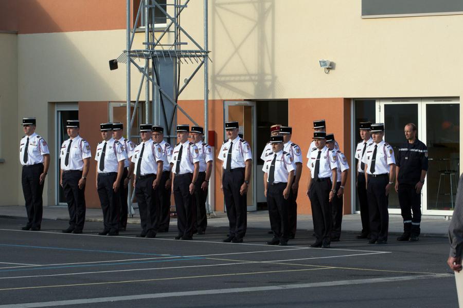 Prise de commandement au centre de secours de Labruguière