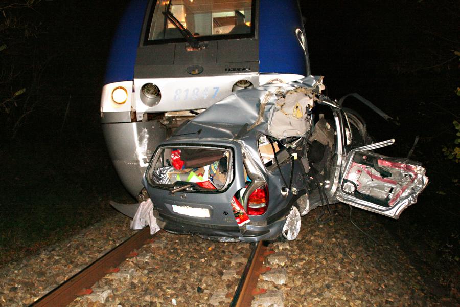 Collision entre un train et une voiture sur la commune de Fiac