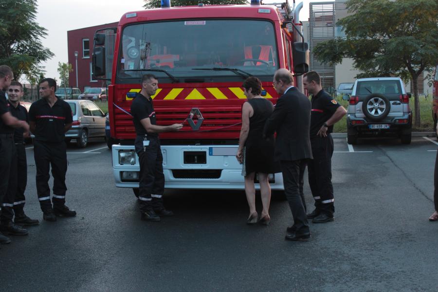 Nouveau fourgon incendie à Lisle-sur-Tarn