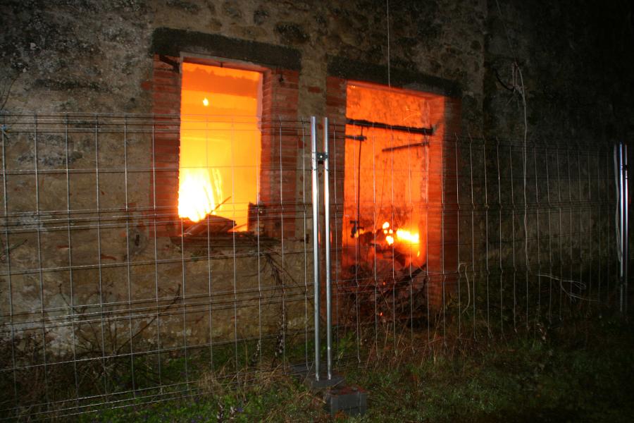 Feu de maison sur la commune de Bertre
