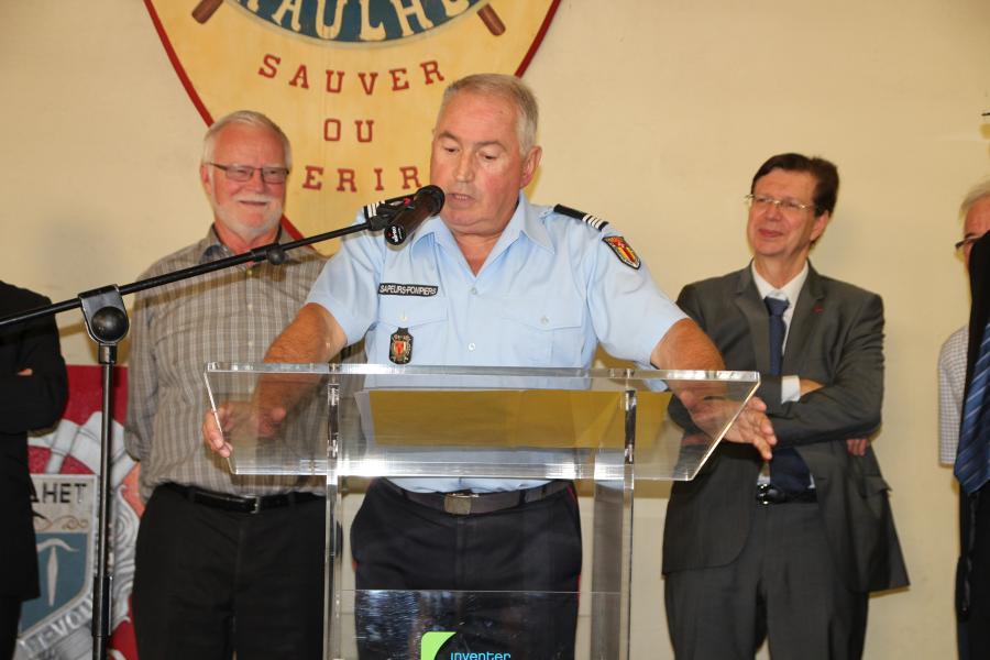 Pose de la première pierre du nouveau centre d&#039;incendie et de secours de Graulhet