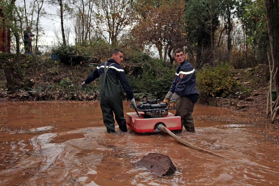 Crue de la rivière Tarn : les sapeurs-pompiers du SDIS 81 mobilisés