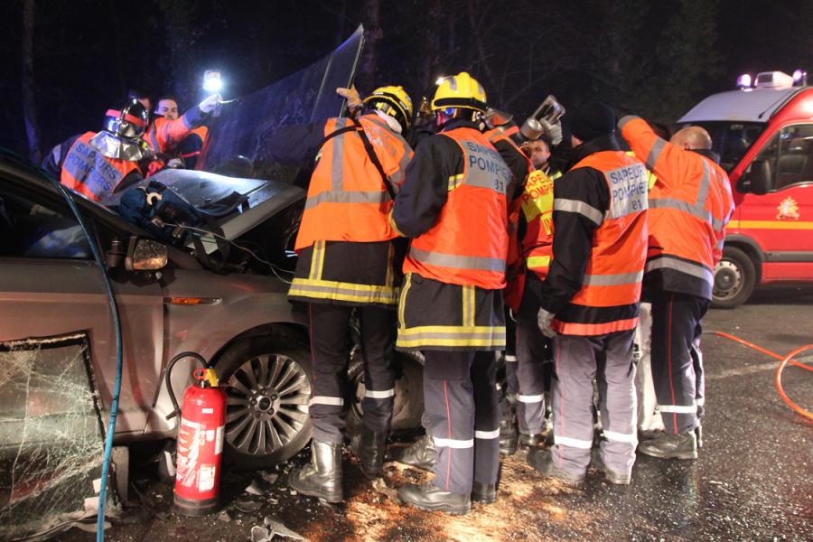 Violente collision à Réalmont