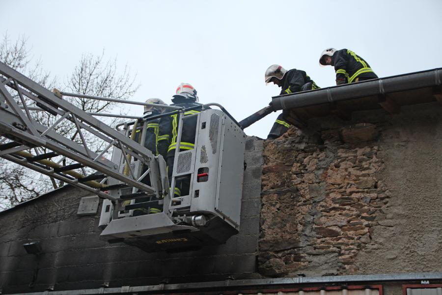 Feu de bâtiment agricole sur la commune d&#039;Escoussens