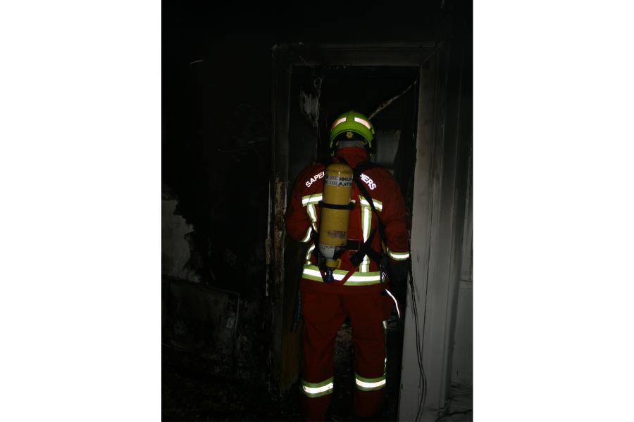 Feu d&#039;appartement sur la commune de Castres