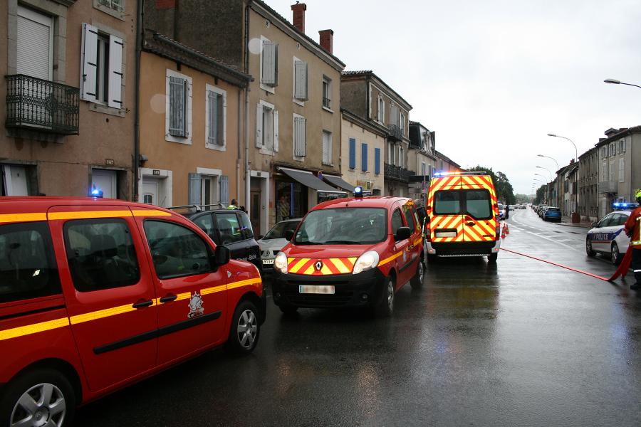 Feu d&#039;appartement sur la commune de Castres