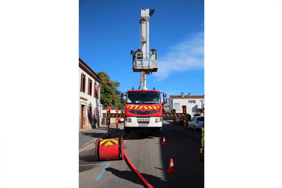 Incendie d&#039;un appentis à Villefranche d&#039;Albi