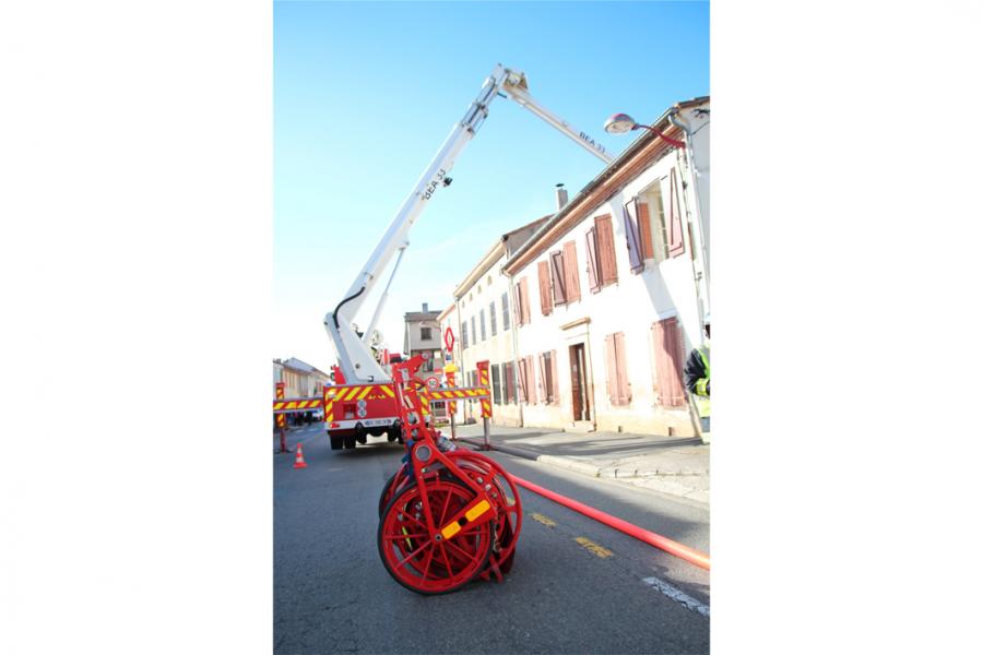 Incendie d&#039;un appentis à Villefranche d&#039;Albi
