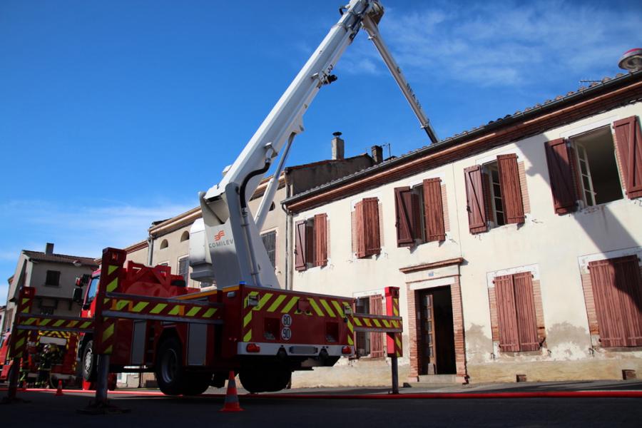 Incendie d&#039;un appentis à Villefranche d&#039;Albi