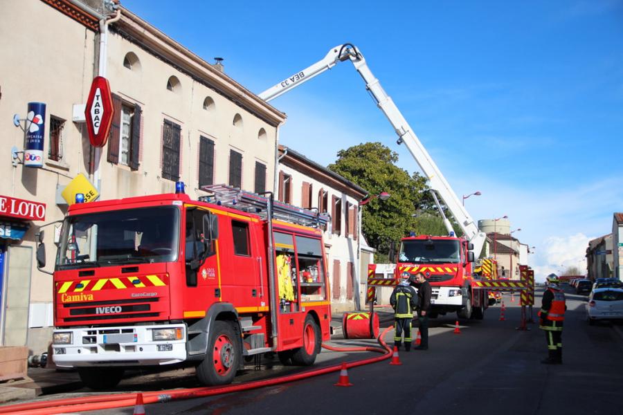 Incendie d&#039;un appentis à Villefranche d&#039;Albi