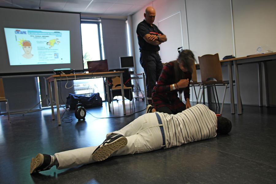 Une formation aux gestes de premier secours un peu particulière