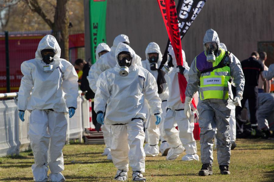Simulation d’une attaque terroriste lors d’un match