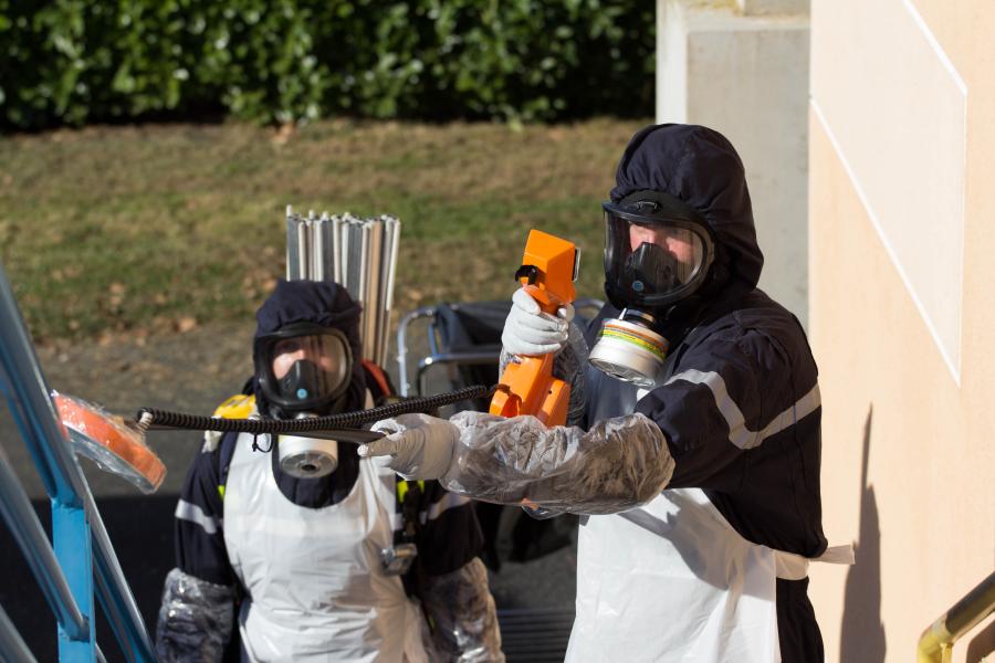 Simulation d’une attaque terroriste lors d’un match