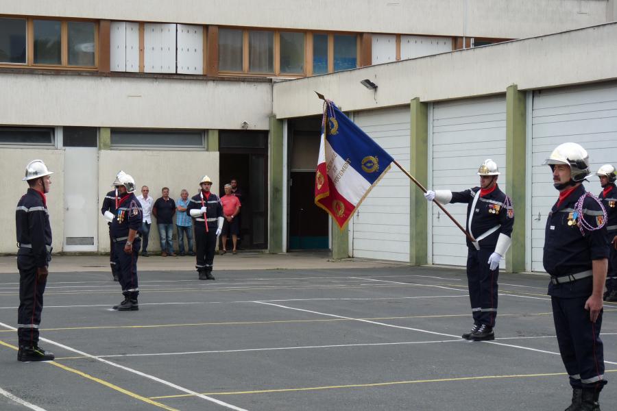 Passation de commandement au Centre d&#039;Incendie et de Secours de Carmaux