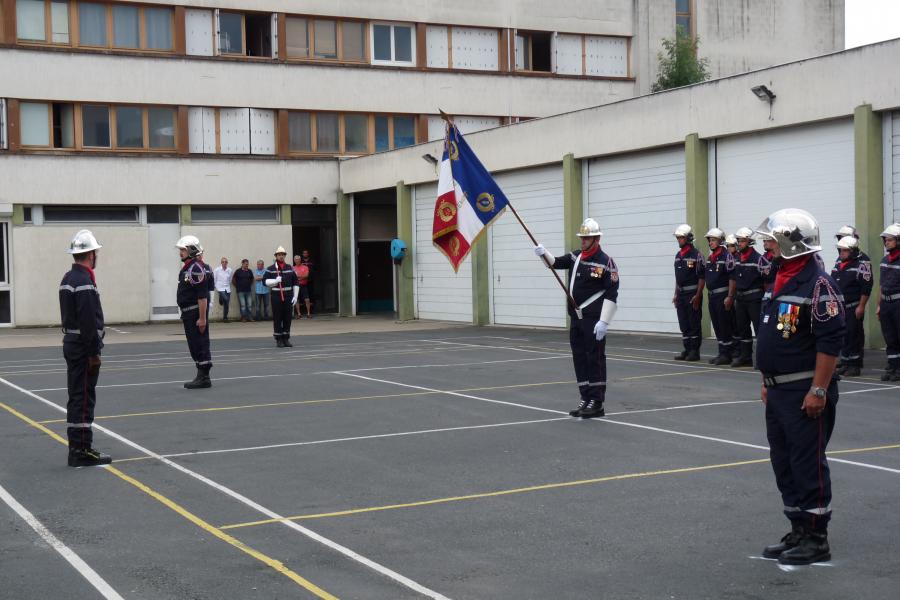 Passation de commandement au Centre d&#039;Incendie et de Secours de Carmaux