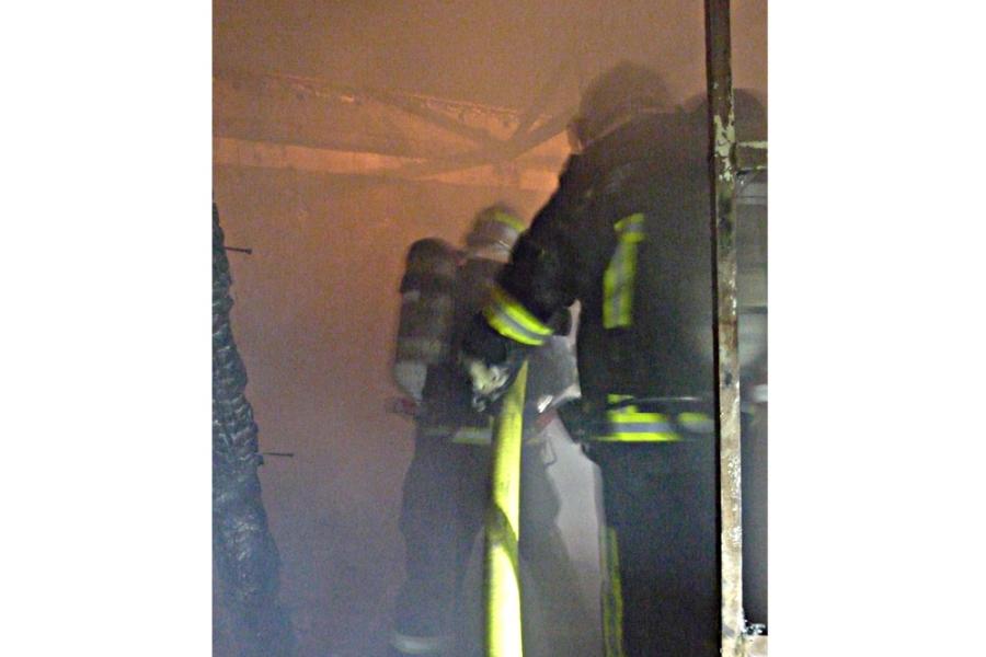 Feu d&#039;entrepôt sur la commune d&#039;Albi
