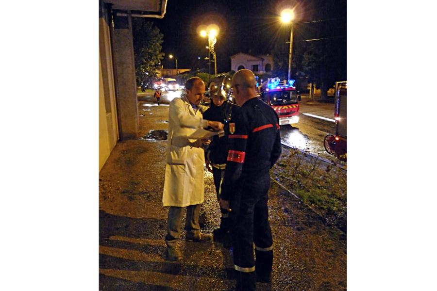 Manoeuvre organisée par le groupement territorial Ouest