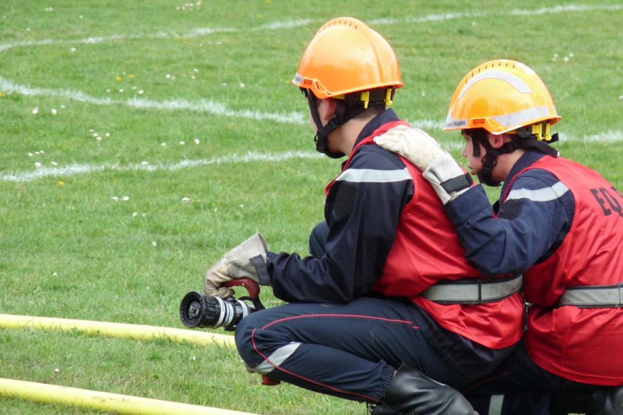 Parcours sportif des sapeurs-pompiers départemental à Cagnac-les-Mines et SDISathlon