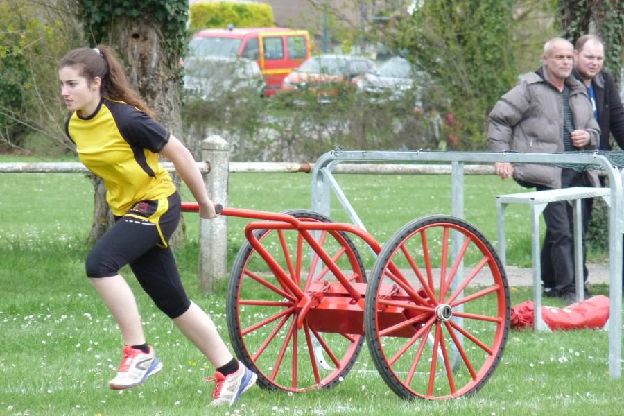Parcours sportif des sapeurs-pompiers départemental à Cagnac-les-Mines et SDISathlon