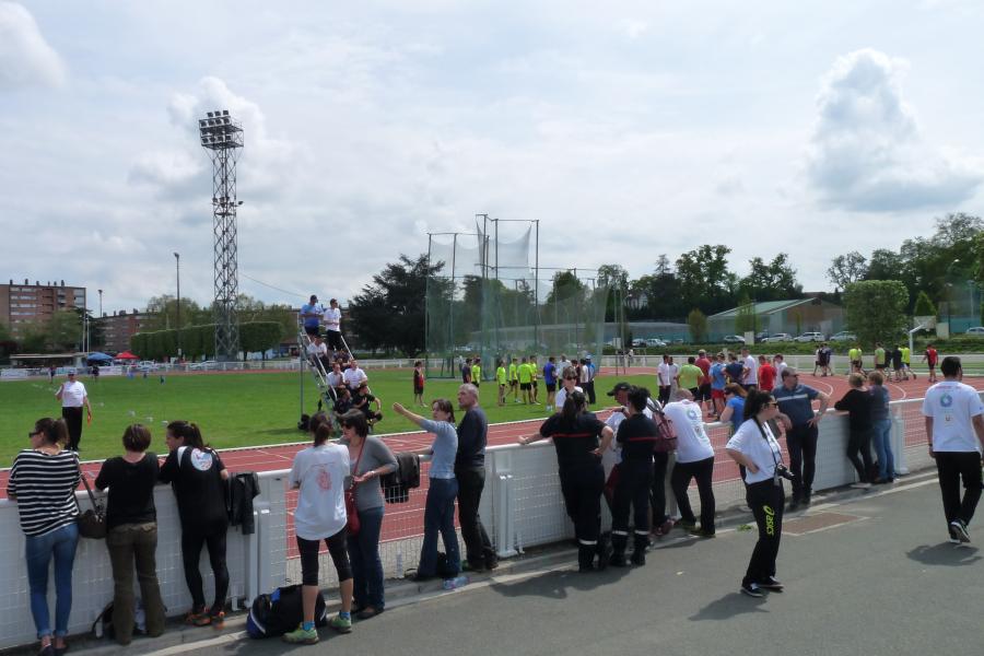 Parcours sportif des sapeurs-pompiers départemental à Carmaux