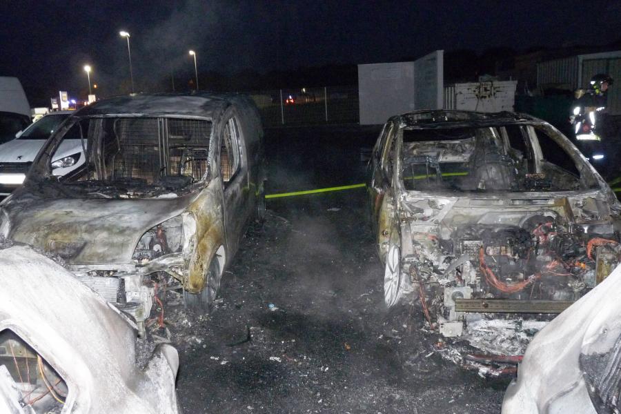 Feux de véhicules sur la commune de Gaillac
